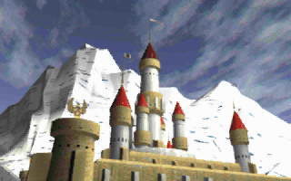 Lords of Midnight (DOS) screenshot: ....The Disneyland castle?