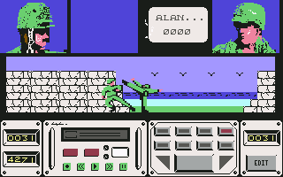 Combat Course (Commodore 64) screenshot: Martial Arts
