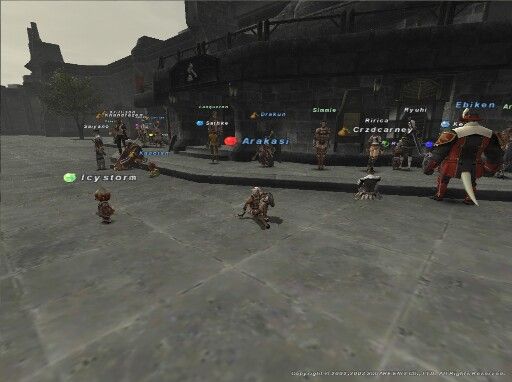 Final Fantasy XI Online (Windows) screenshot: The Auction House in San d'Oria