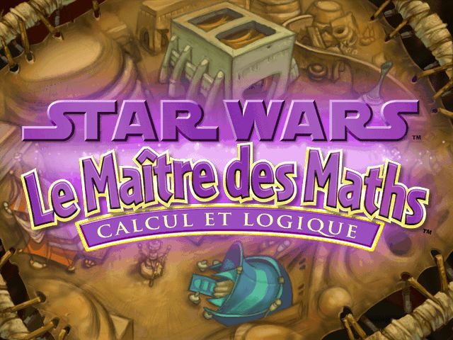 Star Wars: Math - Jabba's Game Galaxy (Windows) screenshot: Splash screen (french release)