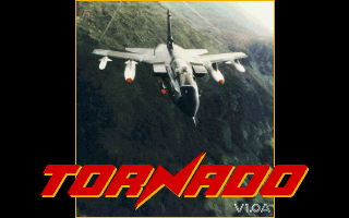 Tornado (DOS) screenshot: Title screen