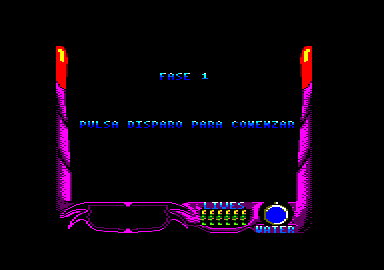 La Espada Sagrada (Amstrad CPC) screenshot: Phase 1