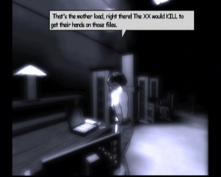 XIII (Xbox) screenshot: From time to time you'll get flashbacks that will fill in on the story and your memory.