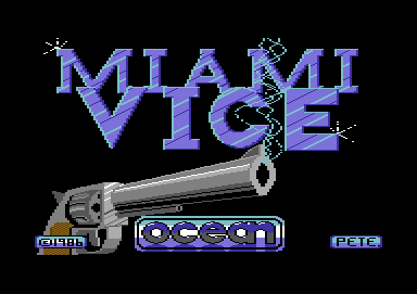 Miami Vice (Commodore 64) screenshot: Loading screen