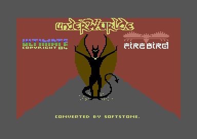 Underwurlde (Commodore 64) screenshot: Loading screen
