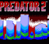 Predator 2 (Game Gear) screenshot: Title screen