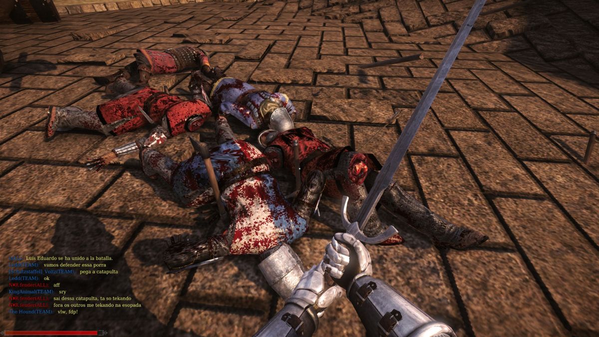 Chivalry: Medieval Warfare (Windows) screenshot: People please ! One at a time