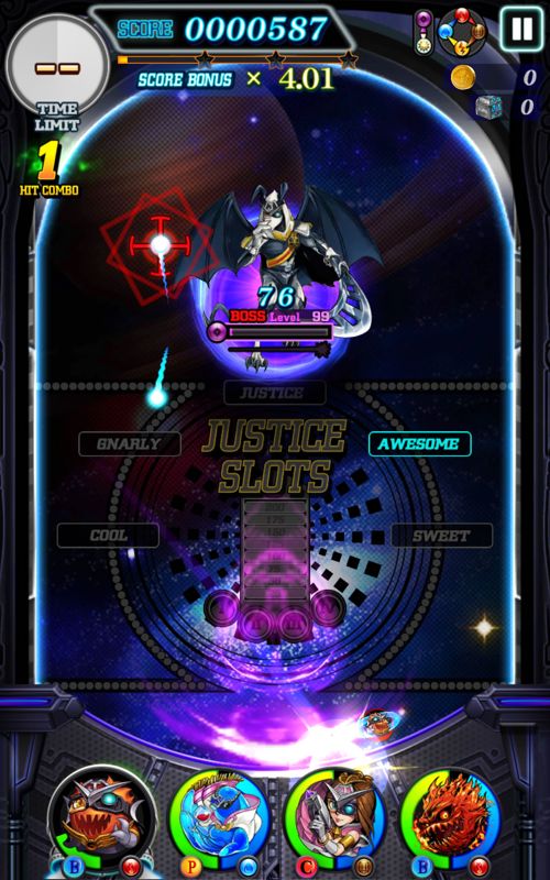 Screenshot of Justice Monsters Five (Android, 2016) MobyGames