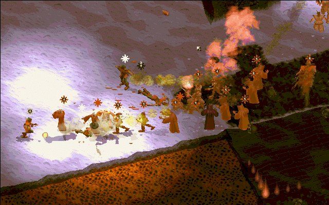 Dungeon Keeper (Windows) screenshot: You can lead the fight from above...