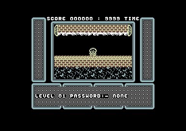 One Man and His Droid (Commodore 64) screenshot: Starting location