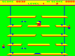 Danger Ranger (Dragon 32/64) screenshot: Playing in green