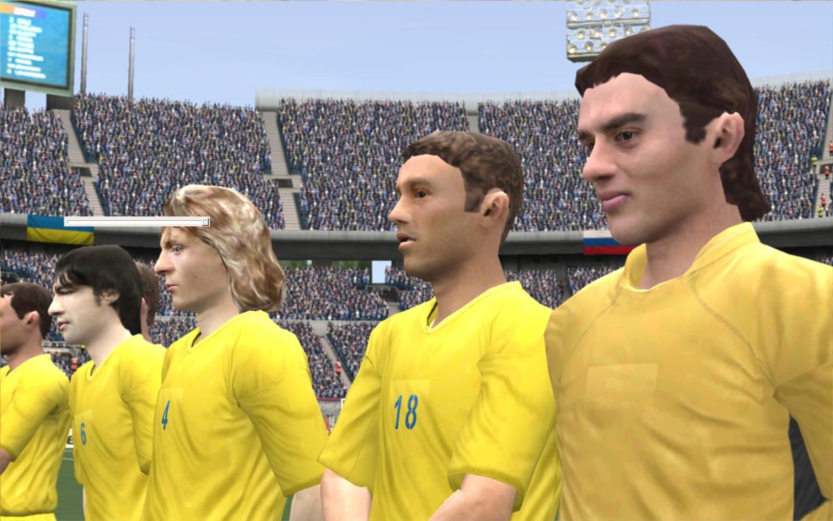 FIFA Soccer 08 (Windows) screenshot: FIFA 08 features short pieces of every country's anthem.