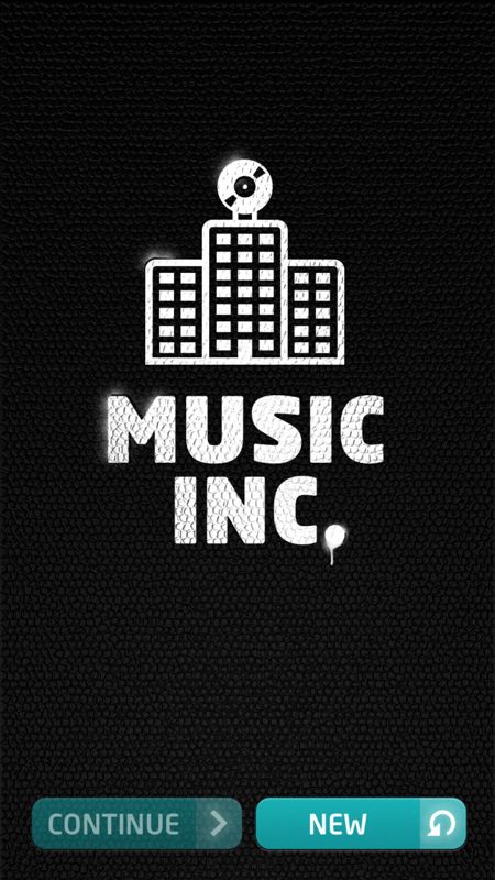 Music Inc (Android) screenshot: The Main Menu.