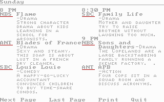 Prime Time (DOS) screenshot: Some reviews