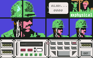 Combat Course (Commodore 64) screenshot: Main Menu