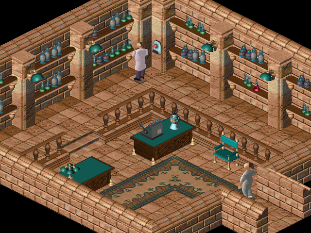 Relentless: Twinsen's Adventure (DOS) screenshot: Pharmacy