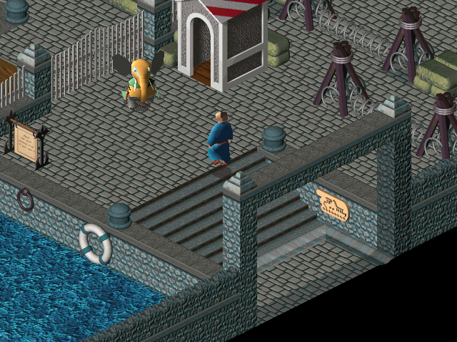 Relentless: Twinsen's Adventure (DOS) screenshot: Port