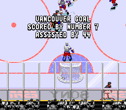 ESPN National Hockey Night (Genesis) screenshot: Goal