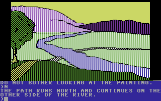 Death in the Caribbean (Commodore 64) screenshot: Path.
