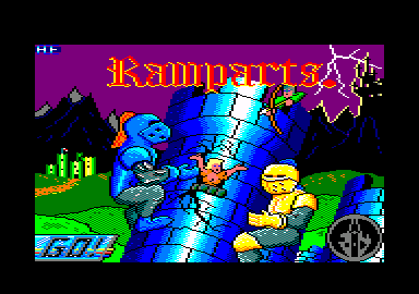 Ramparts (Amstrad CPC) screenshot: Loading screen