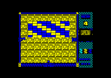 The Brick (Amstrad CPC) screenshot: The first stage