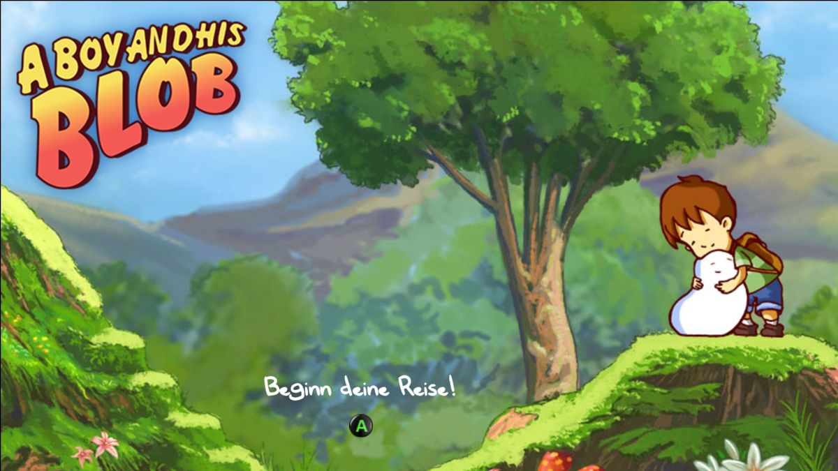 A Boy and His Blob (Xbox One) screenshot: Title screen