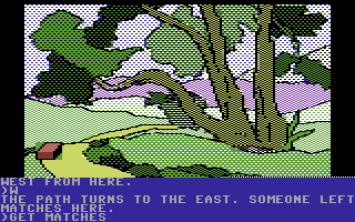 Death in the Caribbean (Commodore 64) screenshot: Matches.