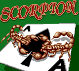 Solitaire FunPak (Game Gear) screenshot: Scorpion announcement screen