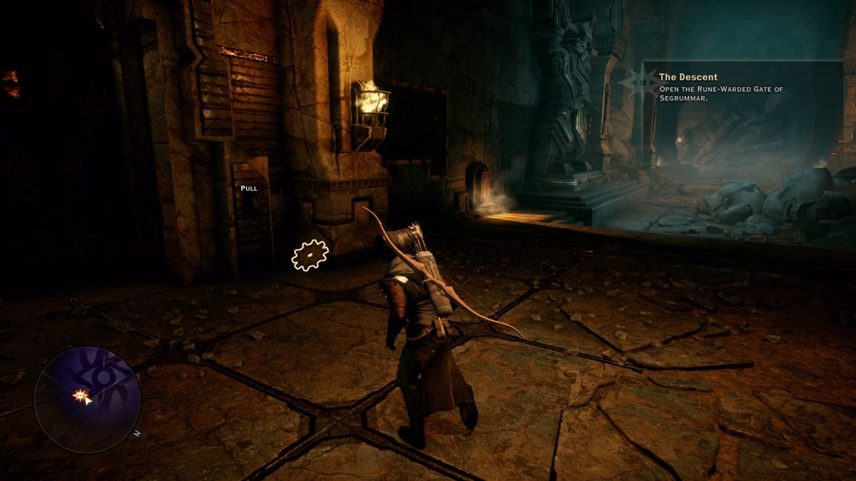 Dragon Age: Inquisition - The Descent (PlayStation 4) screenshot: Collect scattered gears to open various closed doors throughout the Deep Roads