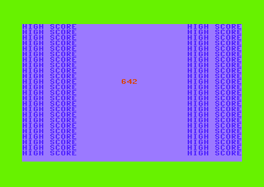 Spriteman 64 (Commodore 64) screenshot: High Score!