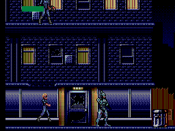 RoboCop versus The Terminator (SEGA Master System) screenshot: Starting level 2