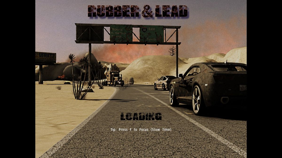 Rubber and Lead (Windows) screenshot: Title screen