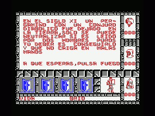 El Cid (MSX) screenshot: Introduction