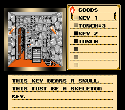 Shadowgate (NES) screenshot: Trap door