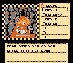 Shadowgate (NES) screenshot: Eww, what a place...
