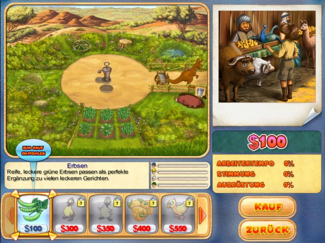 Farm Mania: Hot Vacation (Windows) screenshot: Shop