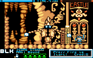 Chiki Chiki Boys (Amiga) screenshot: Boss