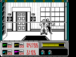 RoboCop (ZX Spectrum) screenshot: Dick, You're Fired