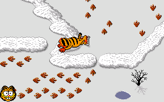 Garfield: Winter's Tail (Amiga) screenshot: WHAM!