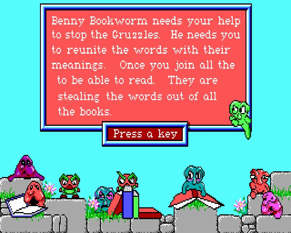 Screenshot Of Word Rescue Windows 1992 Mobygames