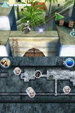 Assassin's Creed: Altaïr's Chronicles (Nintendo DS) screenshot: This DS episode is mostly plat-forms based.