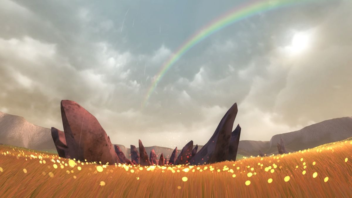 Flower (PlayStation 4) screenshot: Rainbow