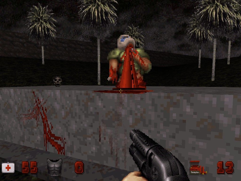 3D Realms: Anthology - Steam Edition (Windows) screenshot: (Duke!ZONE II): Now, that was unnecessarily cruel.