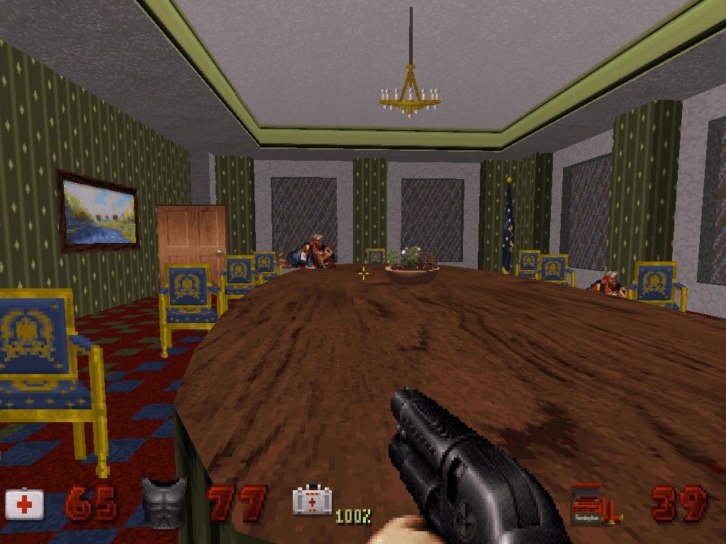 3D Realms: Anthology - Steam Edition (Windows) screenshot: (Duke it out in D.C.): Cabinet meeting room