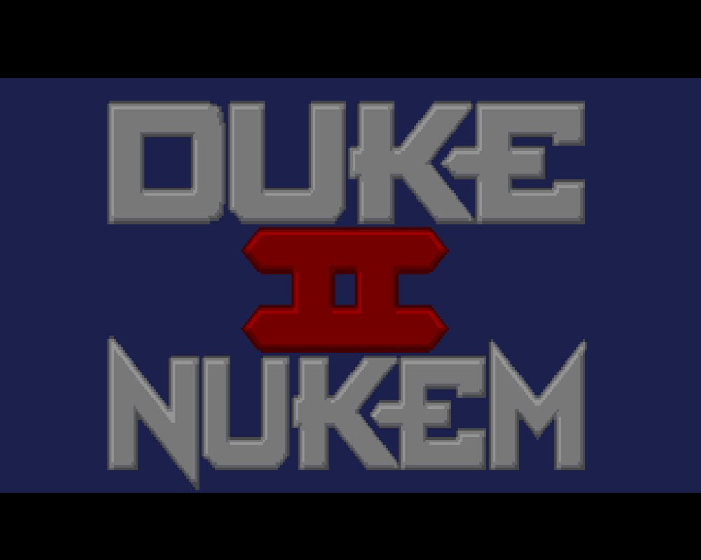 3D Realms: Anthology - Steam Edition (Windows) screenshot: Duke Nukem II): Title screen