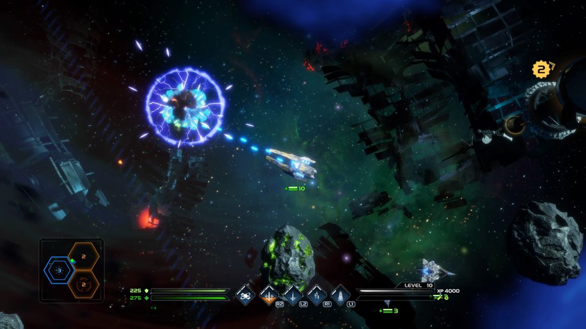 Dead Star (PlayStation 4) screenshot: Fireworks
