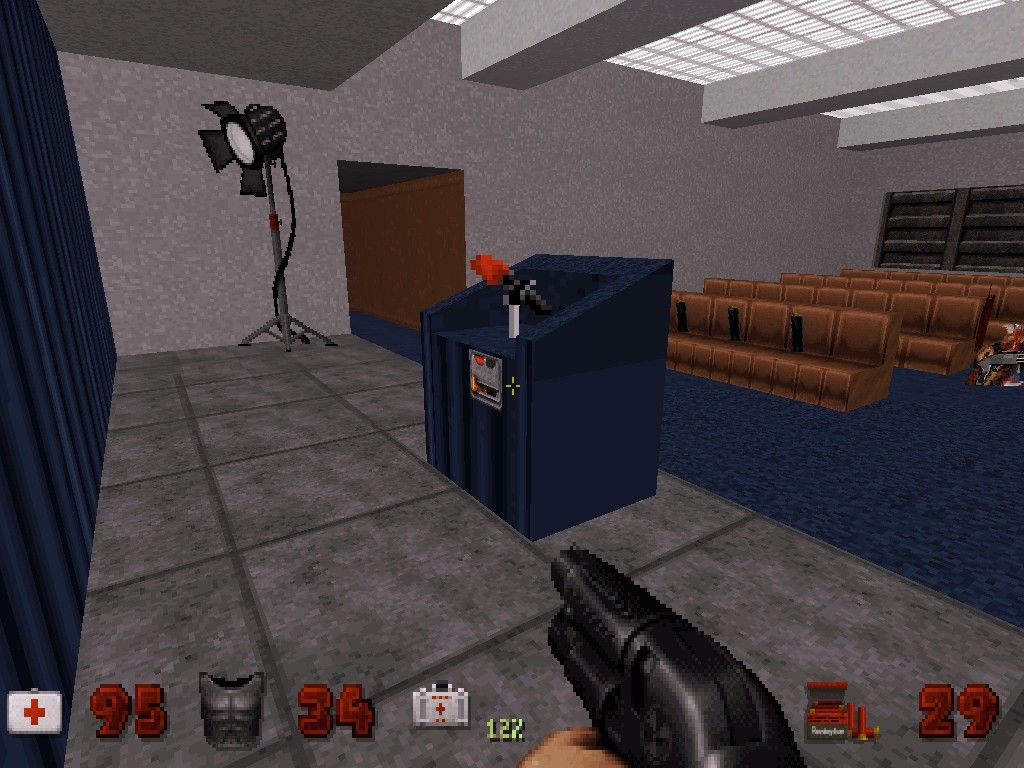 3D Realms: Anthology - Steam Edition (Windows) screenshot: (Duke it out in D.C.): Press room