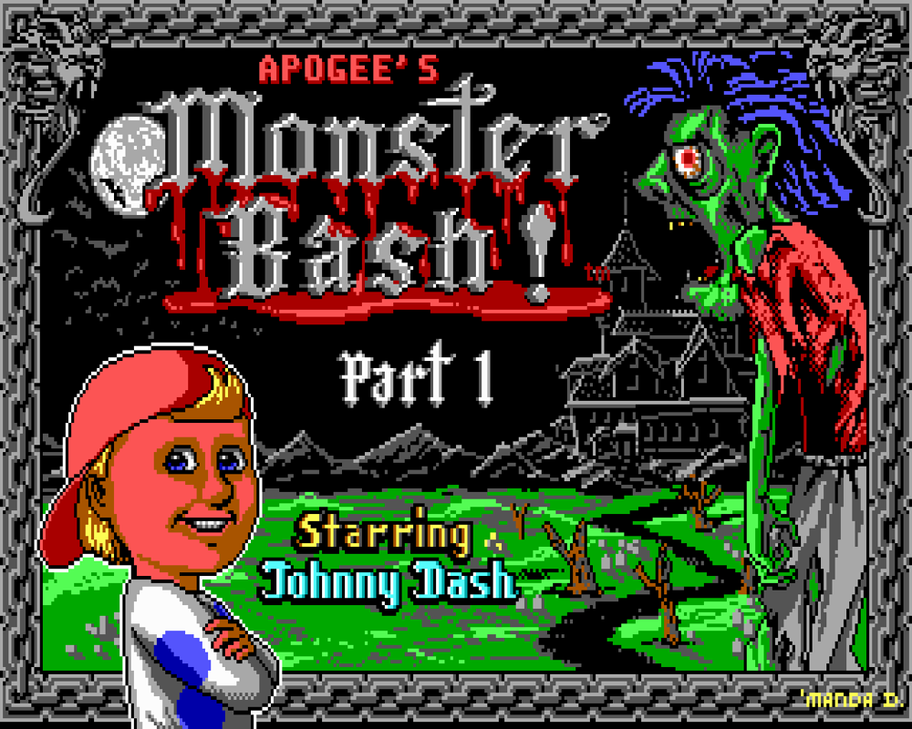 3D Realms: Anthology - Steam Edition (Windows) screenshot: (Monster Bash): Title screen of part one