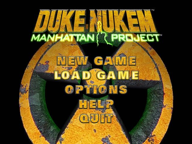 3D Realms: Anthology - Steam Edition (Windows) screenshot: (Duke Nukem: Manhattan Project): Title and main menu