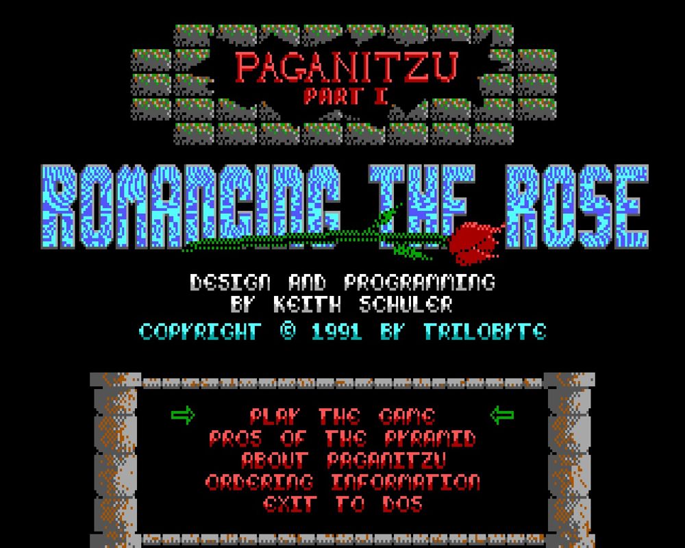 3D Realms: Anthology - Steam Edition (Windows) screenshot: (Paganitzu): Title screen of part I
